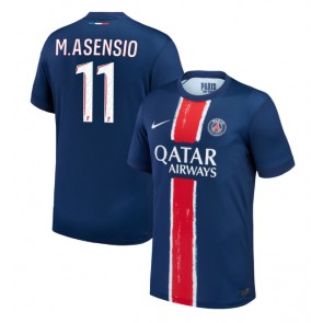 Paris Saint-Germain Marco Asensio #11 Domaci Dres 2024-25 Kratak Rukavima